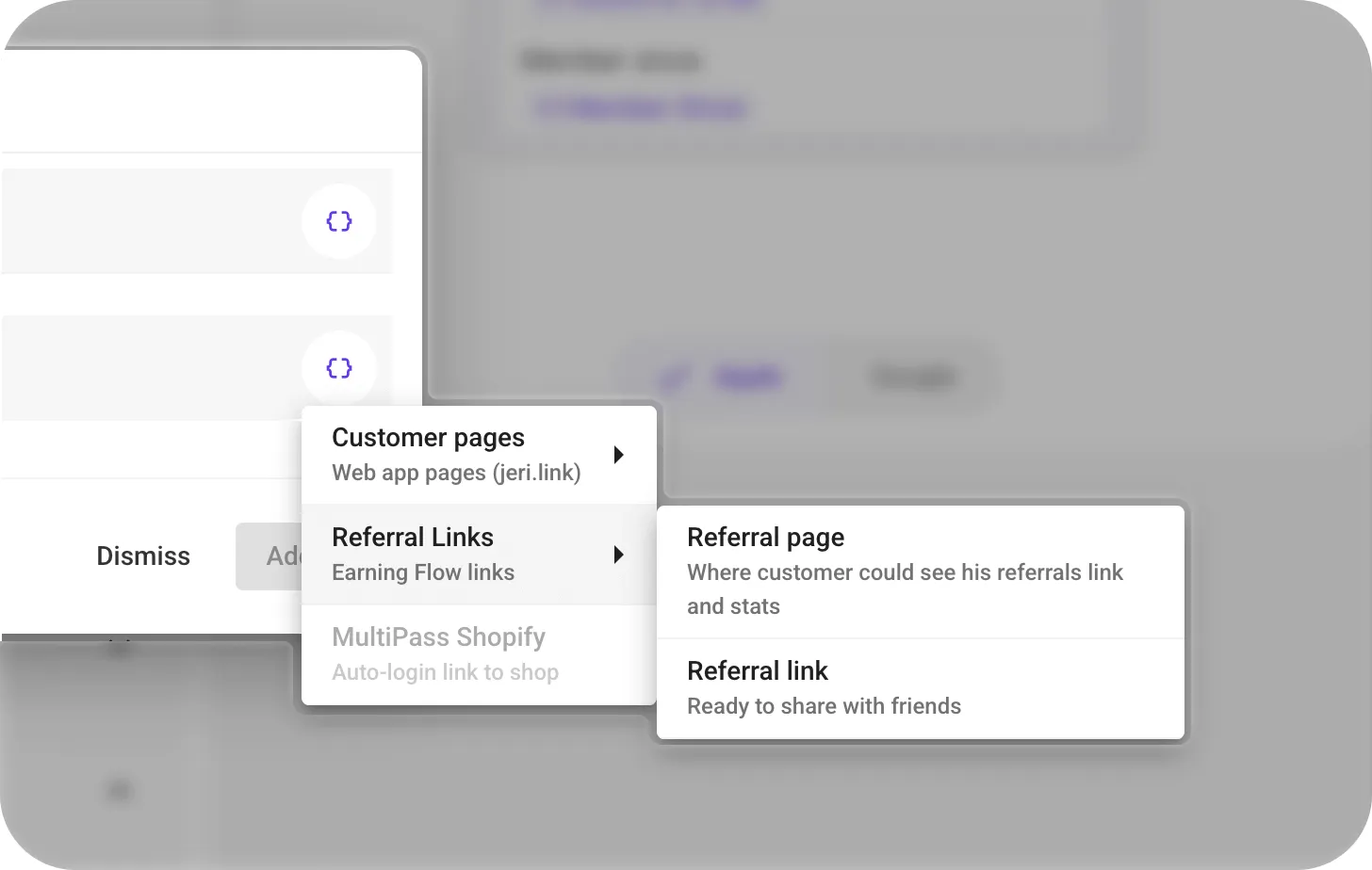 Referral program pages overview